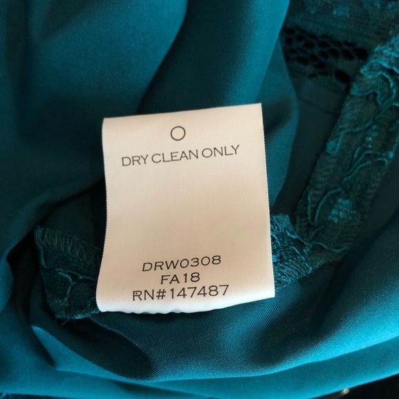 Draper James Lace Bell-Sleeve Cocktail Dress in Deep Teal Lace size 2 - Picture 11 of 13
